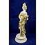 Statue of Demeter, Goddess of the Harvest - 9.6 Inches Tall in Aged Alabaster - Made in Greece