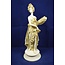 Statue of Demeter, Goddess of the Harvest - 9.6 Inches Tall in Aged Alabaster - Made in Greece