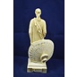 Statue of Hera, Queen of the Gods - 9.6 Inches Tall in Aged Alabaster - Made in Greece