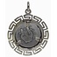 Double-Sided Apollo Pendant - One Inch Wide in 925 Sterling Silver - Made in Greece