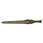 Sword of Prince Hector - 23 Inches Long in Pure Bronze with Patina - Made in Greece