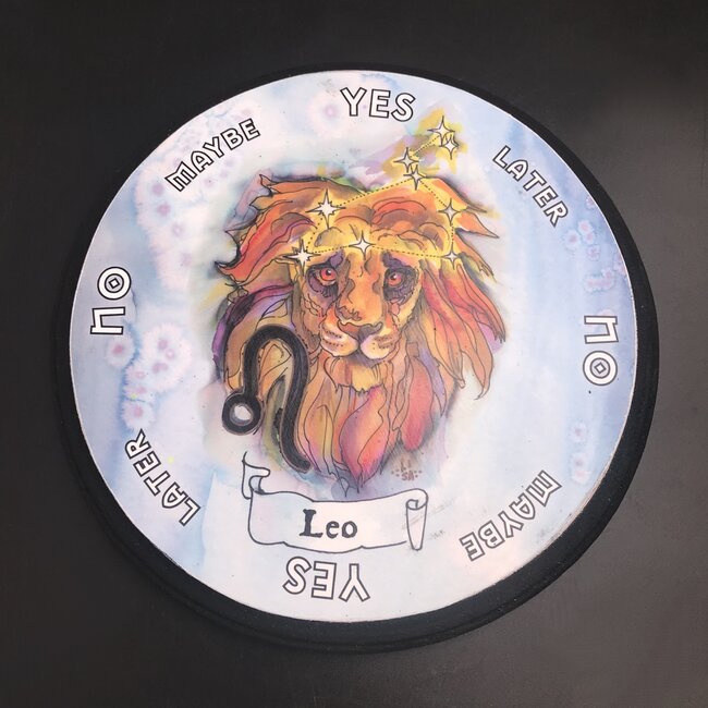 Leo Zodiac Pendulum Board - Round