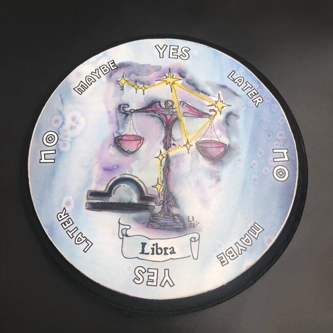 Libra Zodiac Pendulum Board - Round