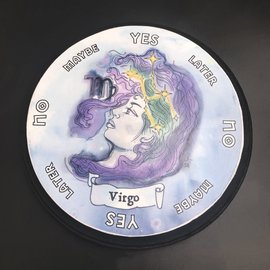 Virgo Zodiac Pendulum Board - Round