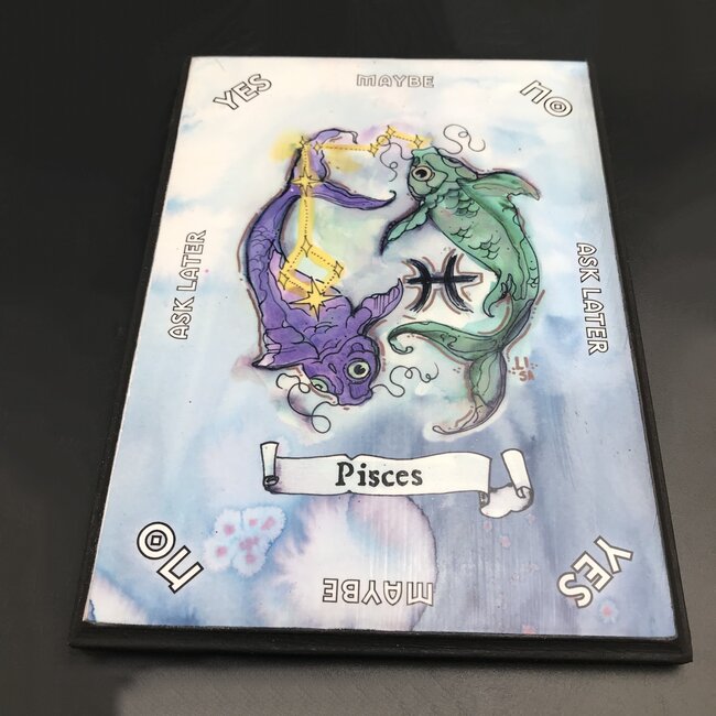 Pisces Zodiac Pendulum Board - Rectangle