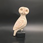 Owl Statue - 5 inches Tall in Ceramic - Made in Greece