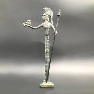 Athena - 4 inches Tall in Bronze - Made in Greece