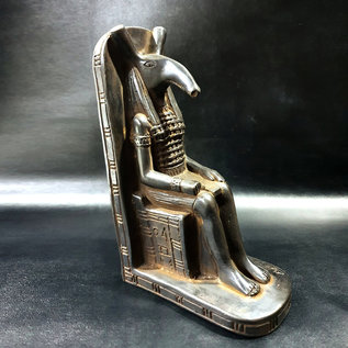 Set Statue - 7.5 Inches Tall in Black Stone - Made in Egypt