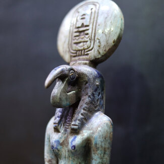 Thoth Statue - 14 Inches Tall in Flame Stone - Made in Egypt