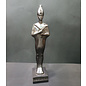 Osiris Statue - 13 Inches Tall in Black Stone - Made in Egypt