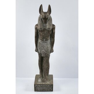 Anubis Statue - 22 Inches Tall in Granite - Made in Egypt