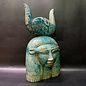 Head of Goddess Hathor Statue - 12 Inches Tall in Natural Stone - Made in Egypt