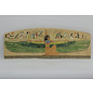 Winged Isis Wall Relief - 19 Inches Wide in Hand-painted Limestone - Made in Egypt