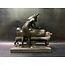 Anubis Mummification Statue - 10.5 Inches Tall in Basalt - Made in Egypt