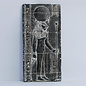 Egyptian Lioness Goddess Sekhmet Wall Relief - 10 Inches Tall in Gray Basalt - Made in Egypt