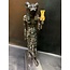 Egyptian Lioness Goddess Sekhmet Statue - 17 Inches Tall in Black Stone - Made in Egypt