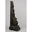 Goddess Isis with Seated Thoth Statue - 22 Inches Tall in Basalt - Made in Egypt