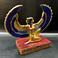 Winged Isis Statue - 8.5 Inches Tall in Gold Leafed Stone - Made in Egypt