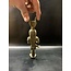 Goddess Isis Nursing Horus Statue - 9.5 Inches Tall in Solid Bronze - Made in Egypt