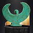 Winged Isis Statue - 10 Inches Tall in Hammerstone - Made in Egypt