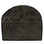 Winged Isis Statue - 12 Inches Wide in Black Stone - Made in Egypt