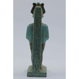 Osiris Statue - 11 Inches Tall in Flame Stone - Made in Egypt