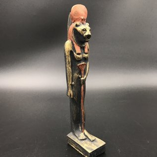 SEKHMET The Egyptian goddess of protection, Good luck - 7.5 Inches Tall Copper - Made in Egypt