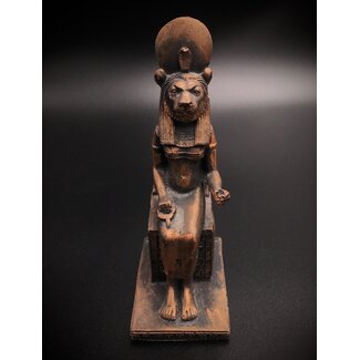 SEKHMET The Egyptian goddess of protection, Good luck - 7 Inches Tall Copper - Made in Egypt