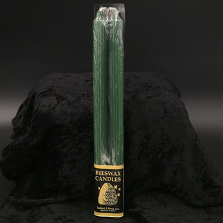 Honeylite Beeswax 12 Inch Candles in Green