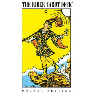 U.S. Games Systems Pocket Rider Waite Tarot - by Arthur Edward Waite