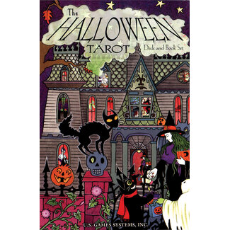 U.S. Games Systems Halloween Tarot Deck & Book Set: 78-Card Deck [With Book], The