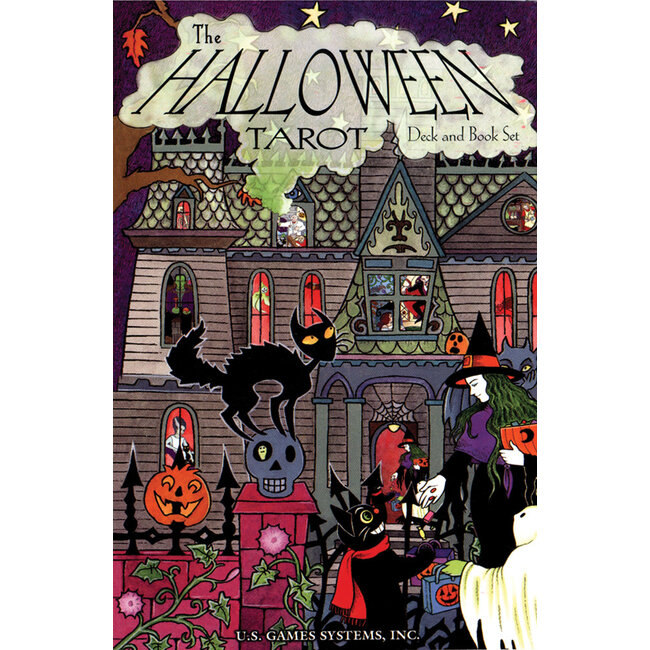 Halloween Tarot Deck & Book Set: 78-Card Deck [With Book], The - by Karin Lee, Kipling West