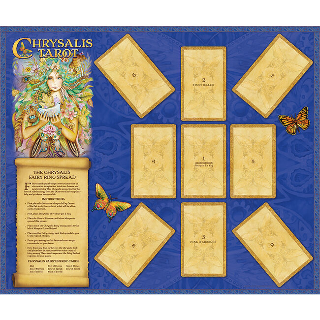 Chrysalis Tarot Deck and Book Set - by Holly Sierra and Child Sierra