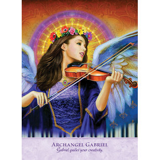U.S. Games Systems Angel Power Wisdom Cards - by Gaye Guthrie (illustrated by Hiroyuki Satou)