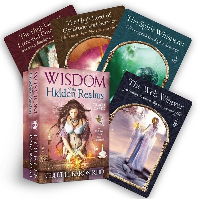 Wisdom of the Hidden Realms Oracle Cards: A 44-Card Deck and Guidebook - by Colette Baron-Reid