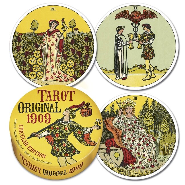 Tarot Original 1909 Circular Deck - by Arthur Edward Waite, Pamela Colman Smith, Sasha Graham