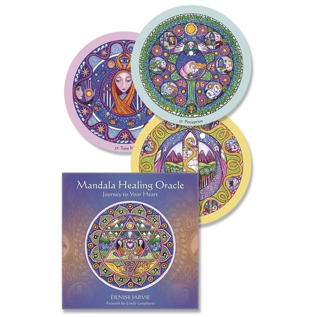 Mandala Healing Oracle: Journey to Your Heart - by Denise Jarvie, Lindy Longhurst