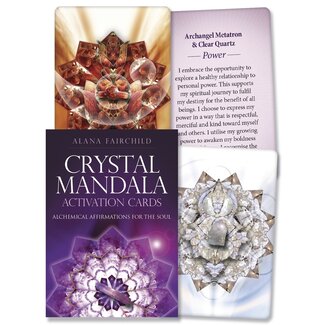 Llewellyn Publications Crystal Mandala Activation Cards: Alchemical Affirmations for the Soul