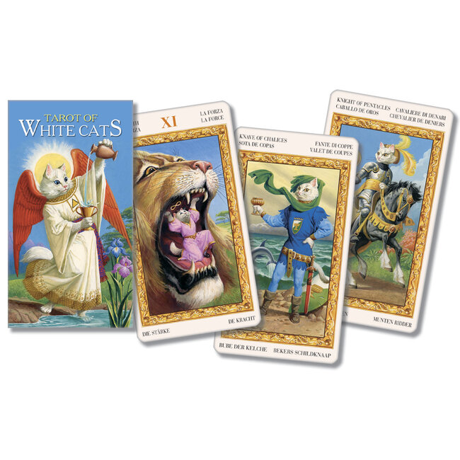 Tarot of White Cats - by Lo Scarabeo
