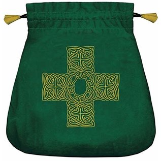 Llewellyn Publications Celtic Cross Velvet Bag - by Lo Scarabeo