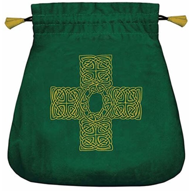 Celtic Cross Velvet Bag - by Lo Scarabeo