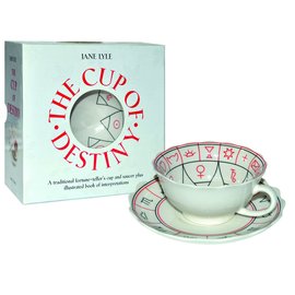 Shelter Harbor Press The Cup of Destiny: A Traditional Fortune-Teller's Cup and Saucer Plus Illustrated Book of Interpretations [With Cup/Saucer]