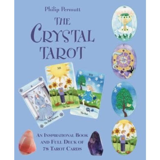 The Crystal Tarot: An Inspirational Book and Full Deck of 78 Tarot Cards [With Paperback Book] - by Philip Permutt