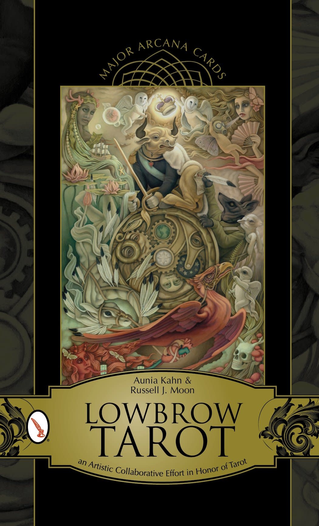 Lowbrow Tarot Major Arcana Cards by Aunia Kahn Russell J. Moon