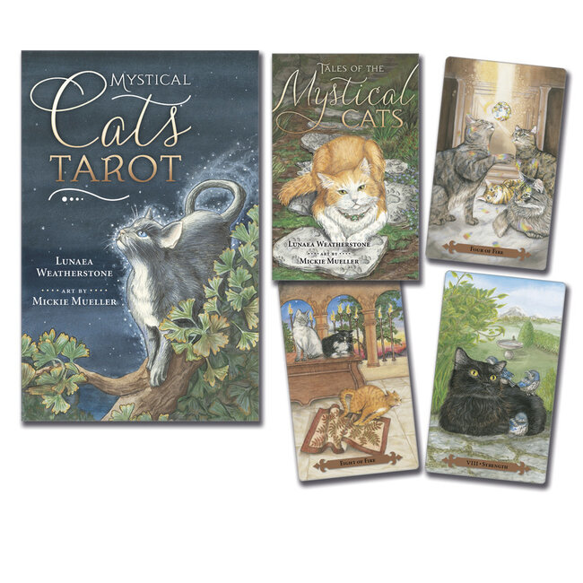 Mystical Cats Tarot - by Lunaea Weatherstone and Mickie Mueller