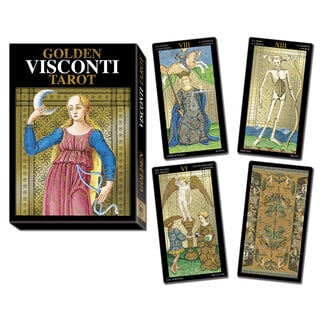 Llewellyn Publications Golden Visconti Tarot