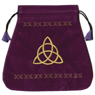 Llewellyn Publications Triple Goddess Velvet Bag (Bolsas de Lo Scarabeo Tarot Bags From Lo Scarabeo)