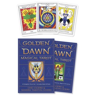 Llewellyn Publications Golden Dawn Magical Tarot [With Cards and Paperback Book] - by Chic Cicero and Sandra Tabatha Cicero