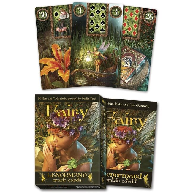 Fairy Lenormand Oracle - by Marcus Katz, Tali Goodwin, Davide Corsi