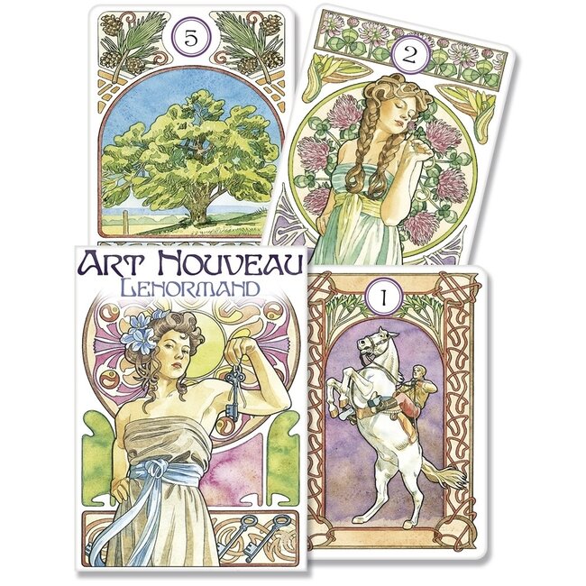 Art Nouveau Lenormand Oracle - by Lunaea Weatherstone and Antonella Castelli